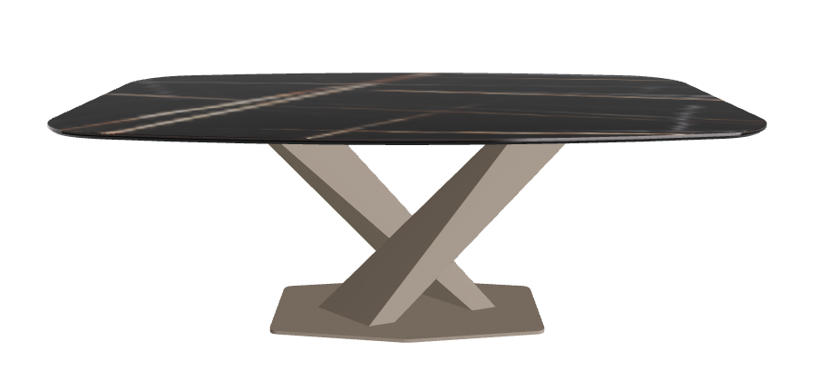 Cattelan Italia Stratos Keramik Barrel Shaped Dining Table – 200x120x75h
