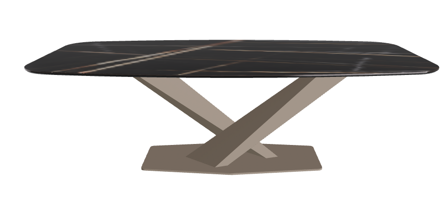 Cattelan Italia Stratos Keramik Barrel-Shaped Dining Table – 240x120x75h