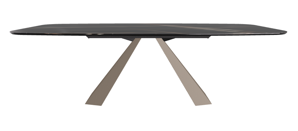 240x120x73h Barrel Shaped_Glossy Sahara Noir_Titanium Embossed