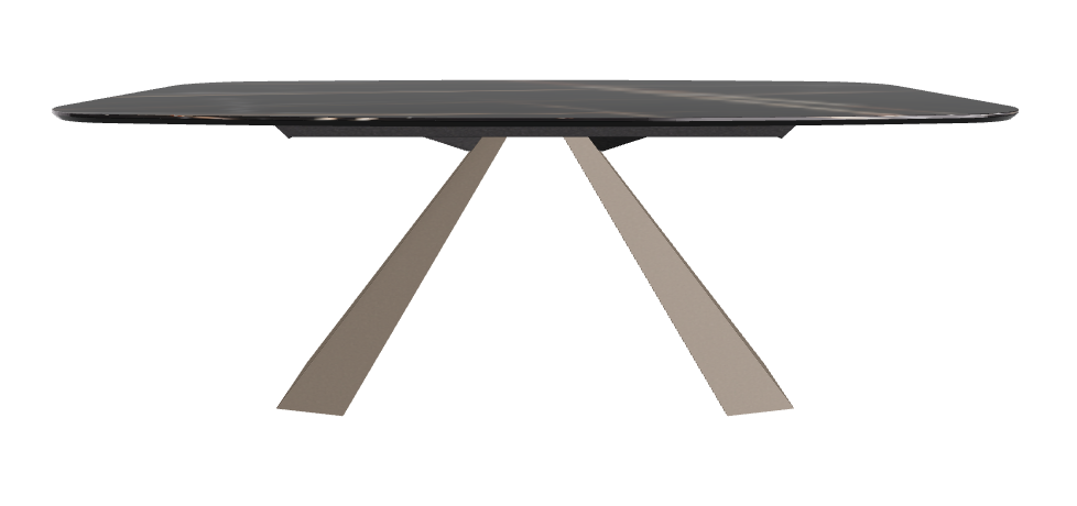 200x120x73h Barrel Shaped_Glossy Sahara Noir_Titanium Embossed