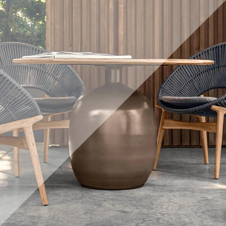 Gloster Kasha 120cm Round Dining Table
