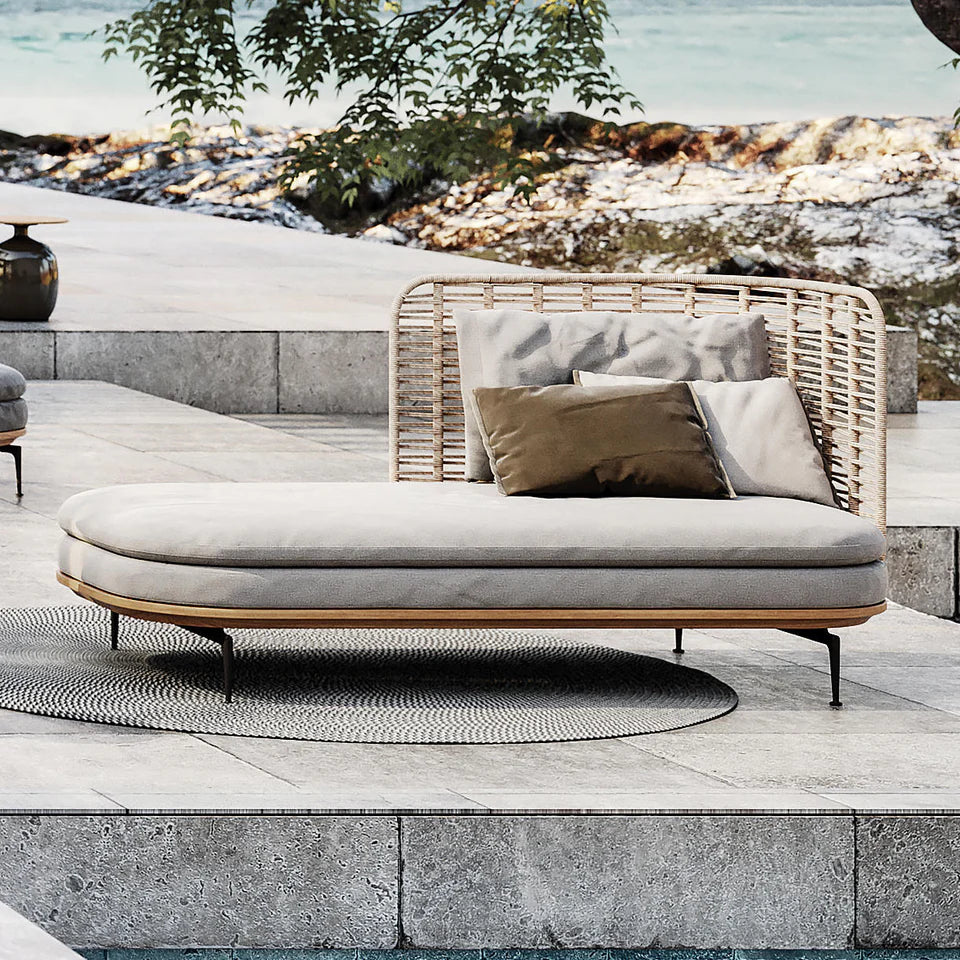 Gloster Mistral High Back Chaise Loungers