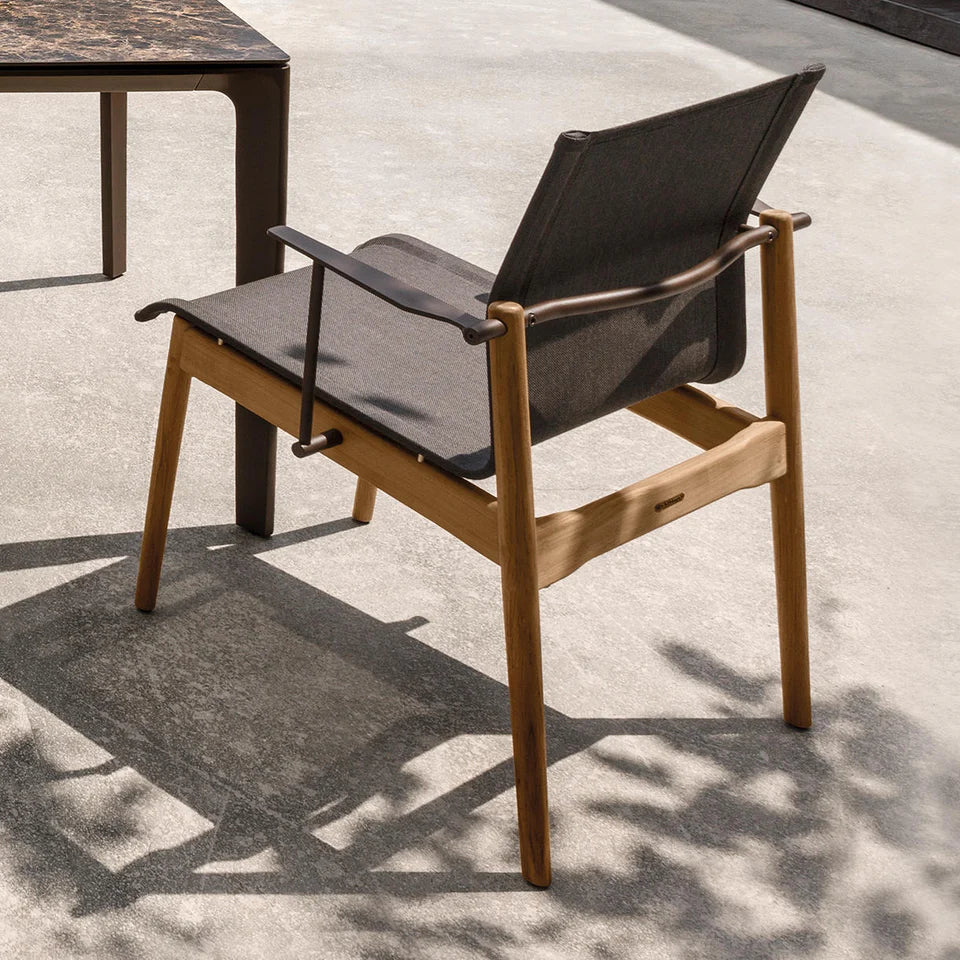 Gloster Sway Teak Stacking Chair
