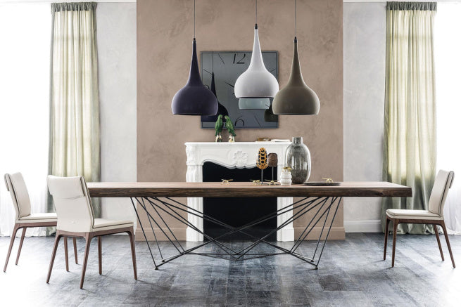 Cattelan Italia Gordon Deep Wood Live Edged Dining Table