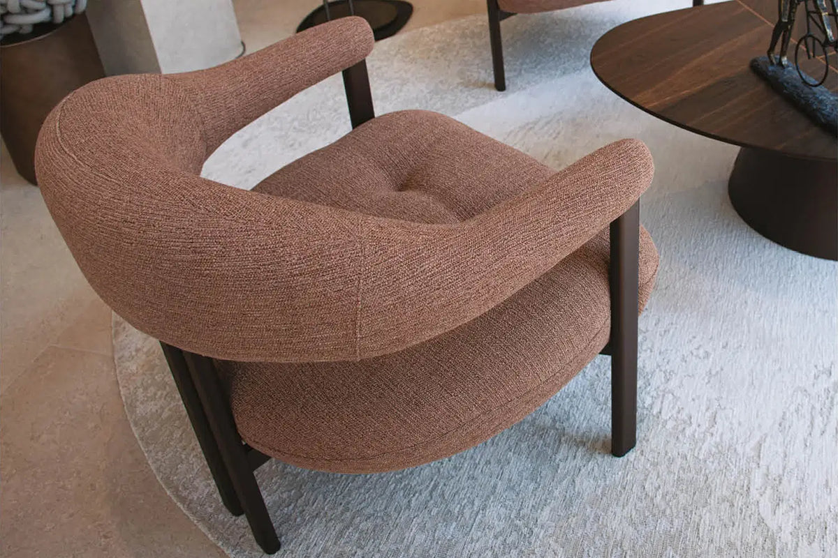 Cattelan Italia Greta Lounge Armchair – Synthetic Leather & Micro Nubuk