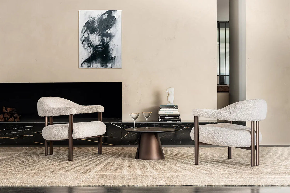 Cattelan Italia Greta Lounge Armchair – Synthetic Leather & Micro Nubuk