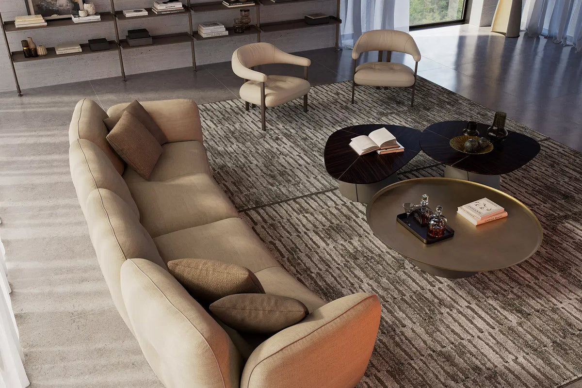 Cattelan Italia Greta Lounge Armchair – Synthetic Leather & Micro Nubuk
