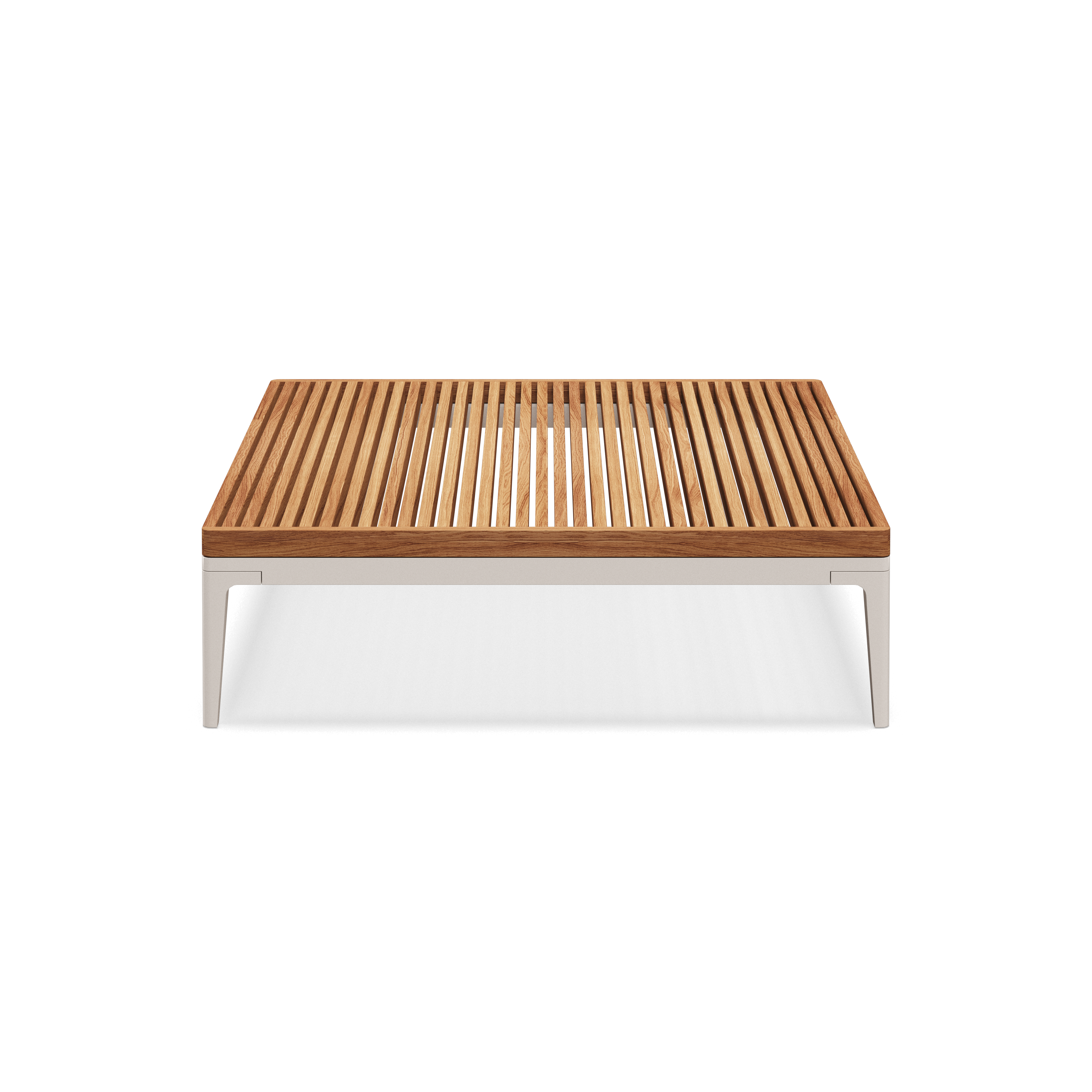 Gloster Grid Large Coffee Table - Teak Top