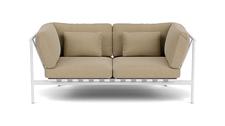 Barlow Tyrie Around Deep Seating Double Lounge Sofa with Aluminium Arms