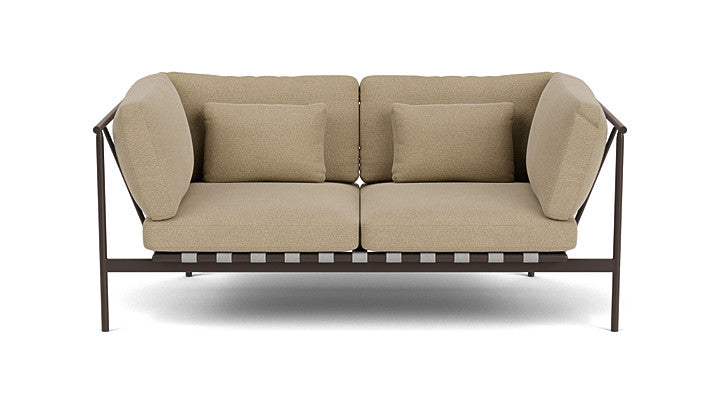 Barlow Tyrie Around Deep Seating Double Lounge Sofa with Aluminium Arms