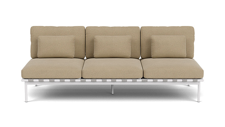 Barlow Tyrie Around Deep Seating Triple Lounge Sofa Without Arms