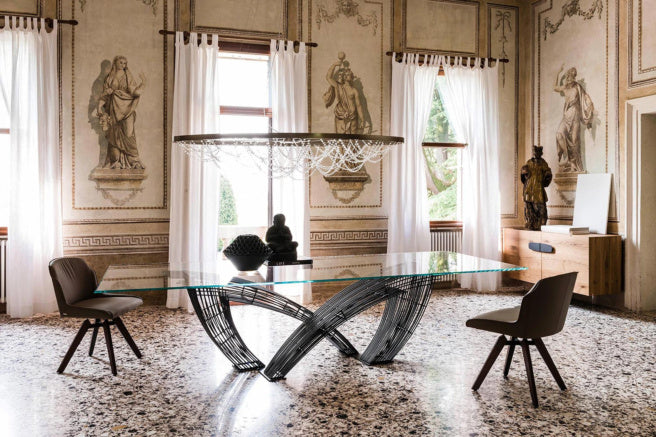 Cattelan Italia Hystrix Glass Dining Table