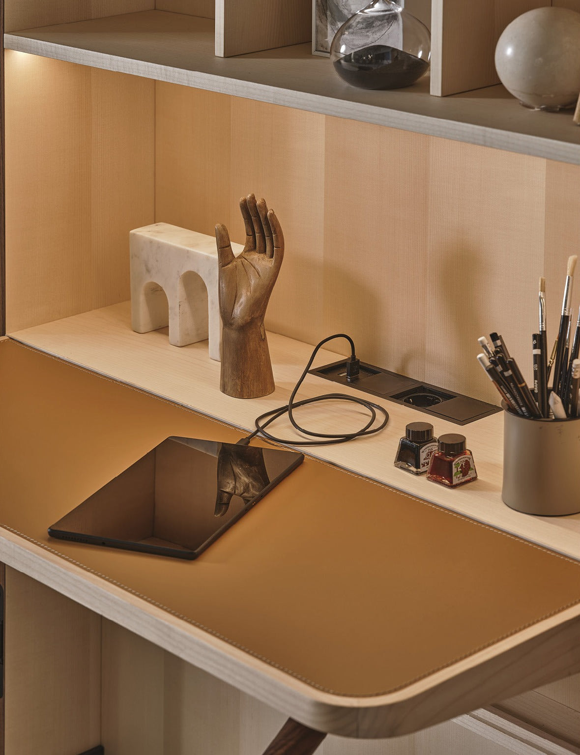 Porada Savio Vintage-style Writing Desk