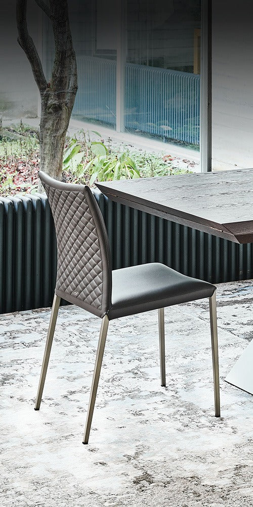 Cattelan Italia Norma Ml Couture Low Back Chair