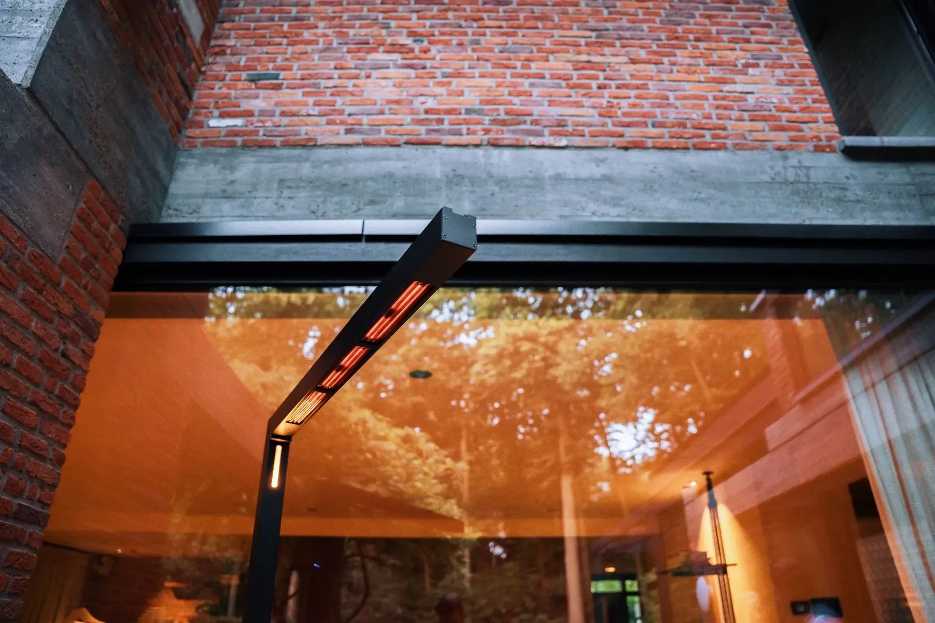 Heatsail Twig | Outdoor Heating | Finished in RAL 9005 Midnight