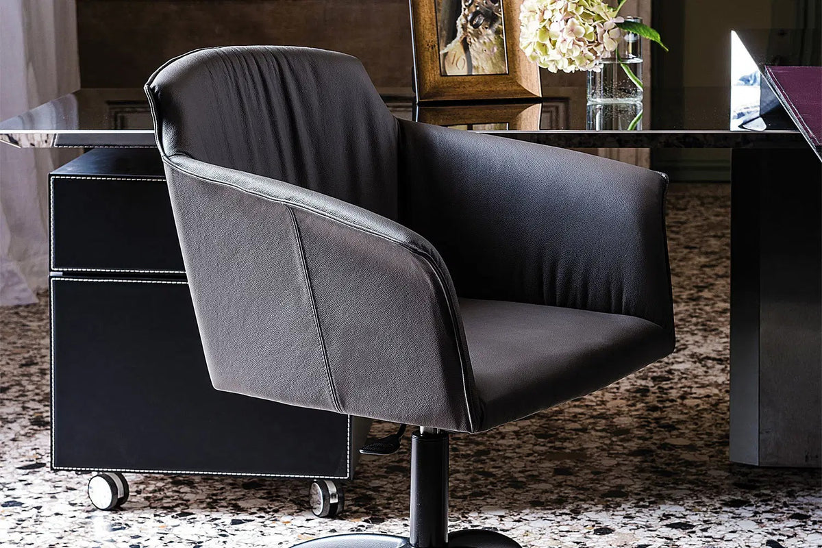Cattelan Italia Tyler Wheels Swivel Office Armchair