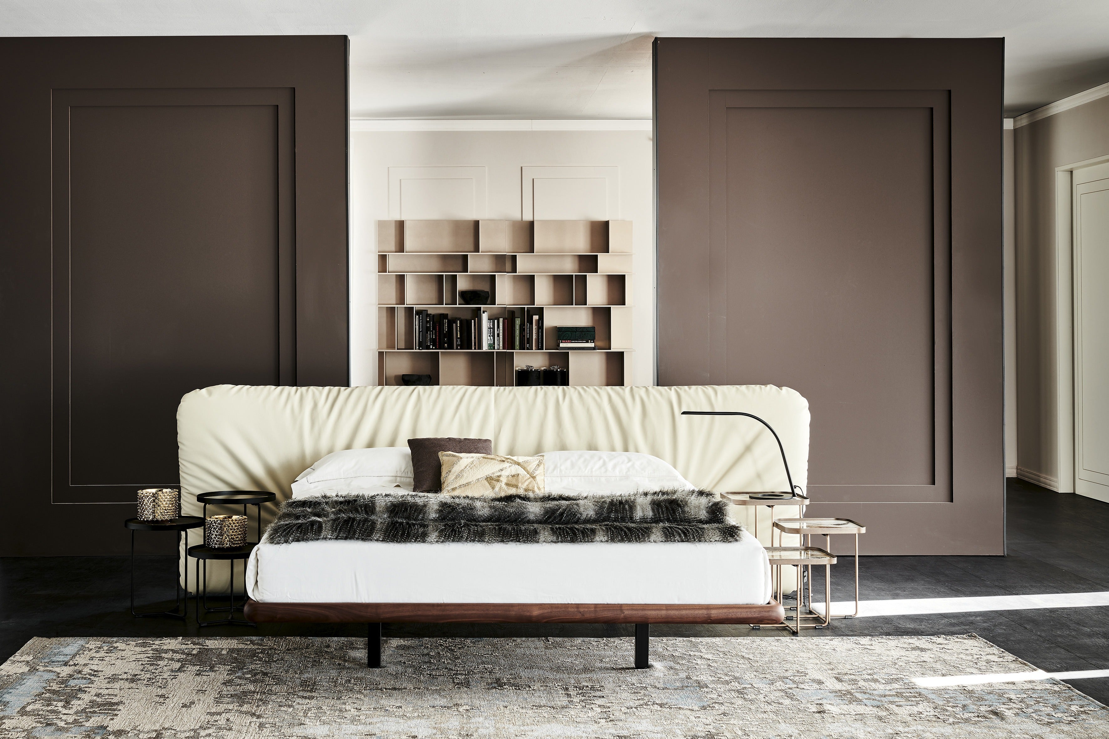 Cattelan Italia Marlon Bed With Wood Frame