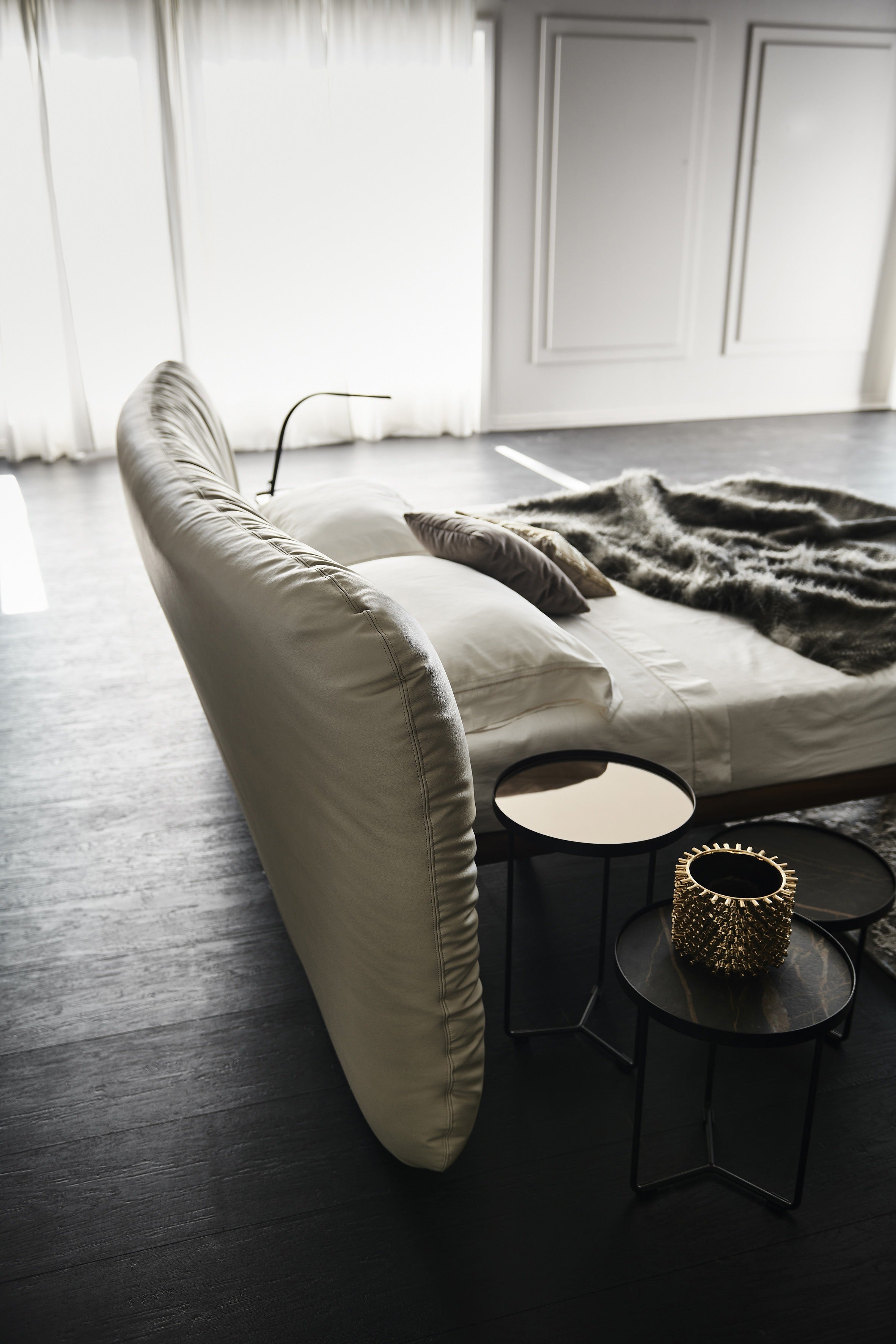 Cattelan Italia Marlon Bed With Wood Frame