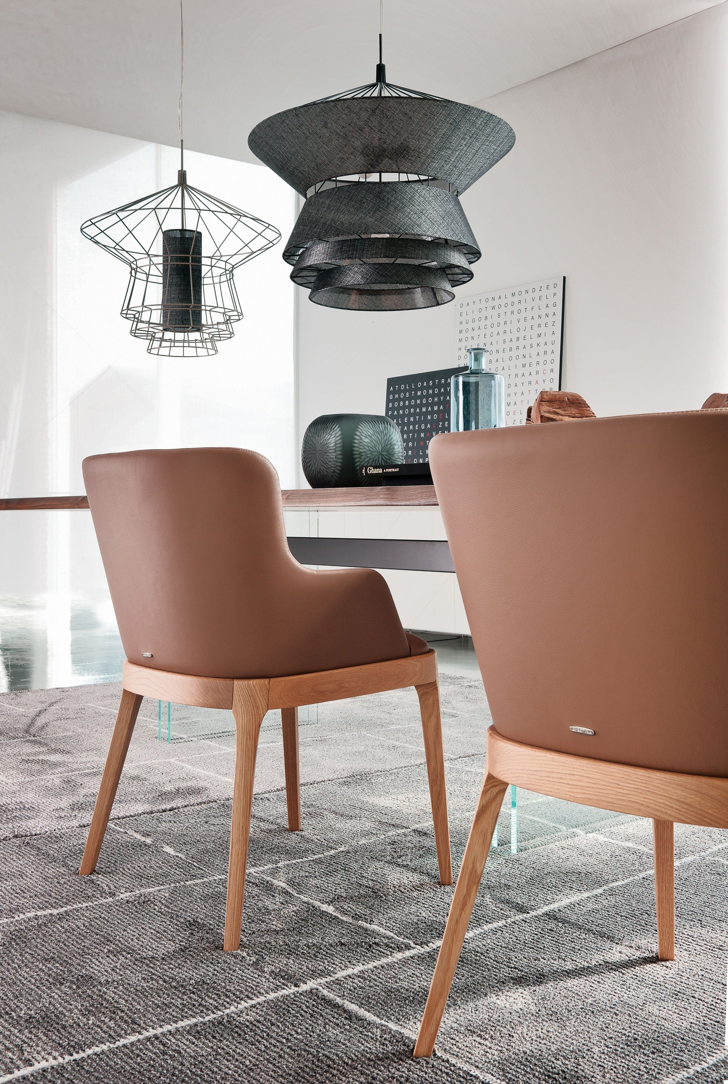 Cattelan Italia Magda Dining Chair with Armrest