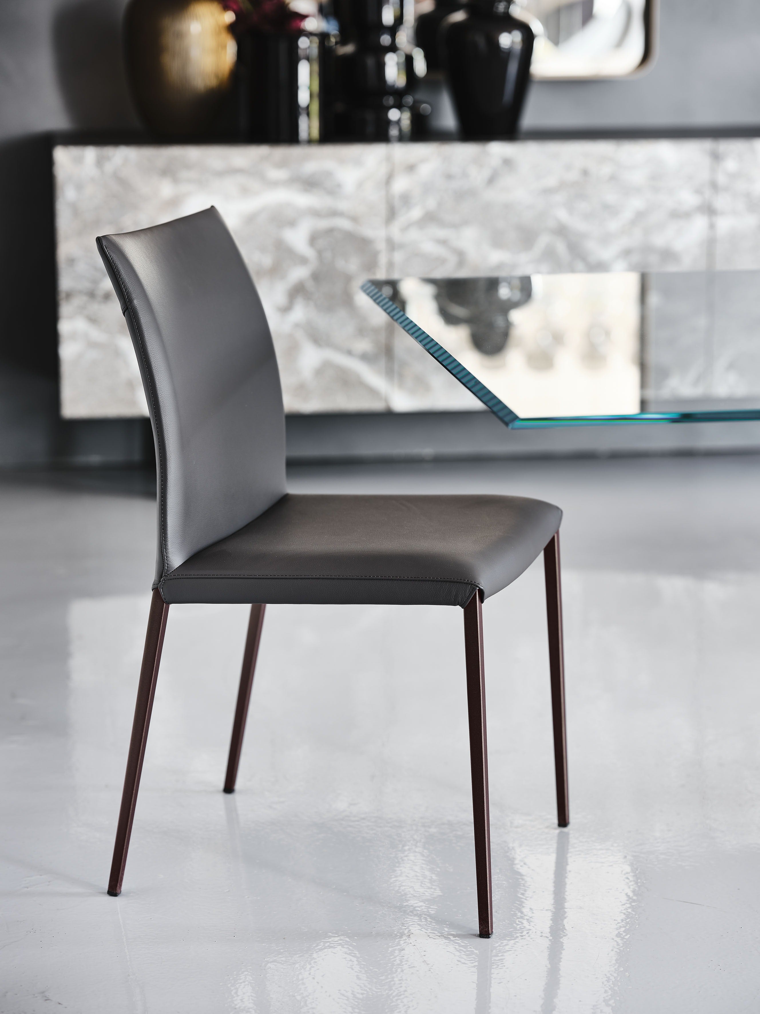 Cattelan Italia Norma ML Low Back Upholstered Chair