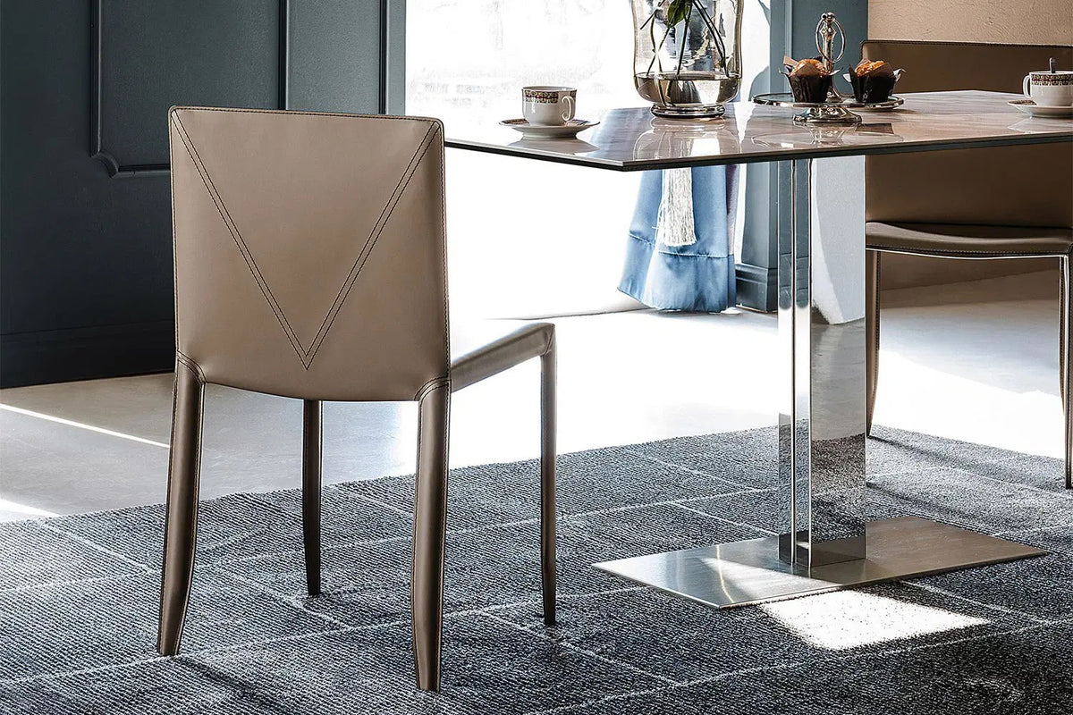 Cattelan Italia Piuma Leather Dining Chair
