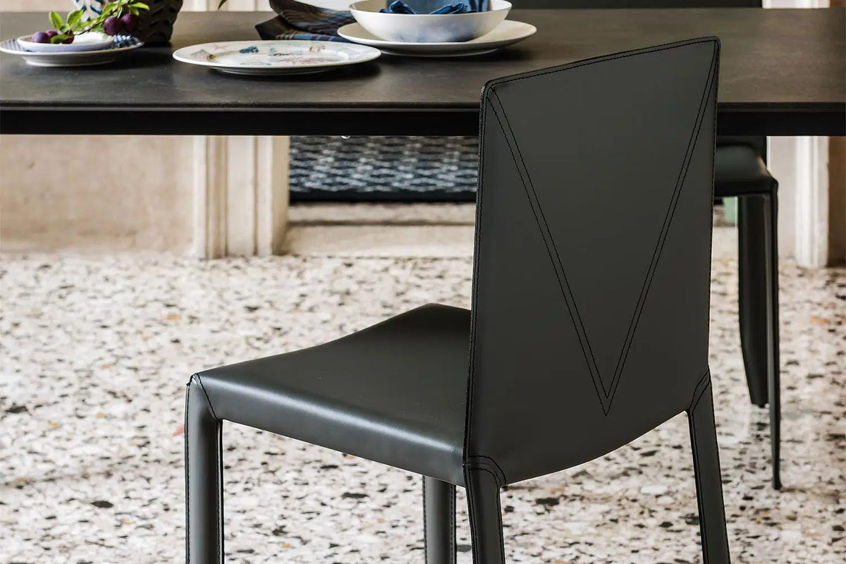 Cattelan Italia Piuma Leather Dining Chair