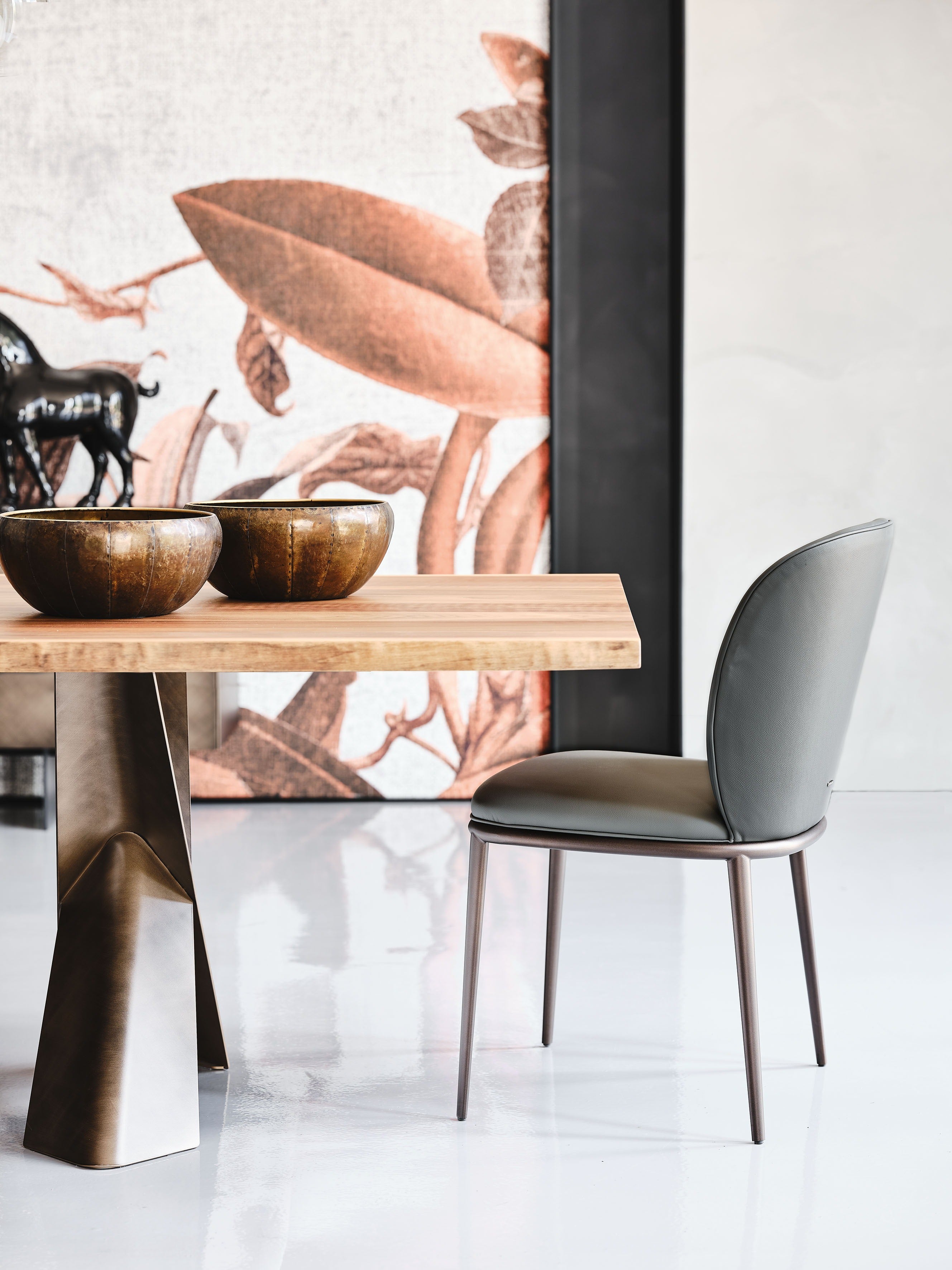 Cattelan Italia Chris Ml Chair With Steel Frame