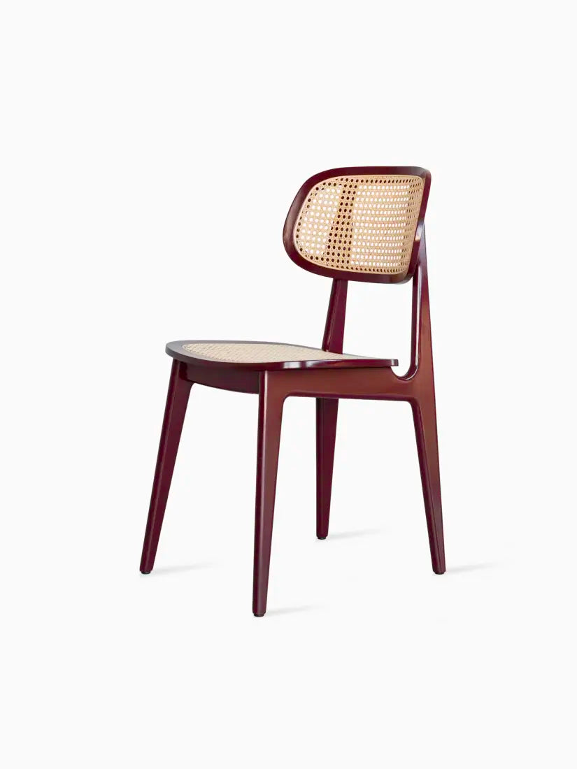 Vincent Sheppard Indoor Titus Burgundy Lacquered beech Dining Chair