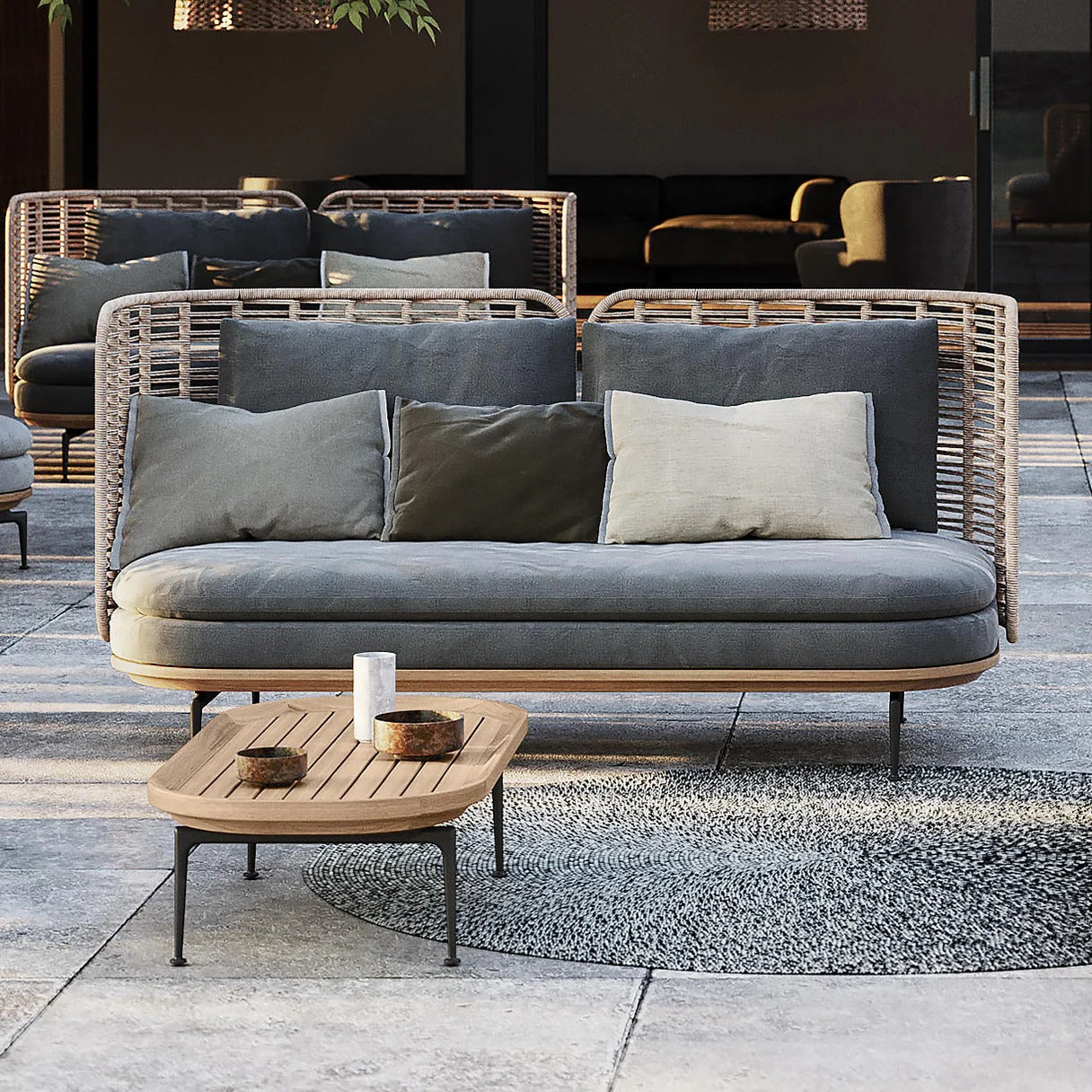Gloster Mistral High Back Sofa
