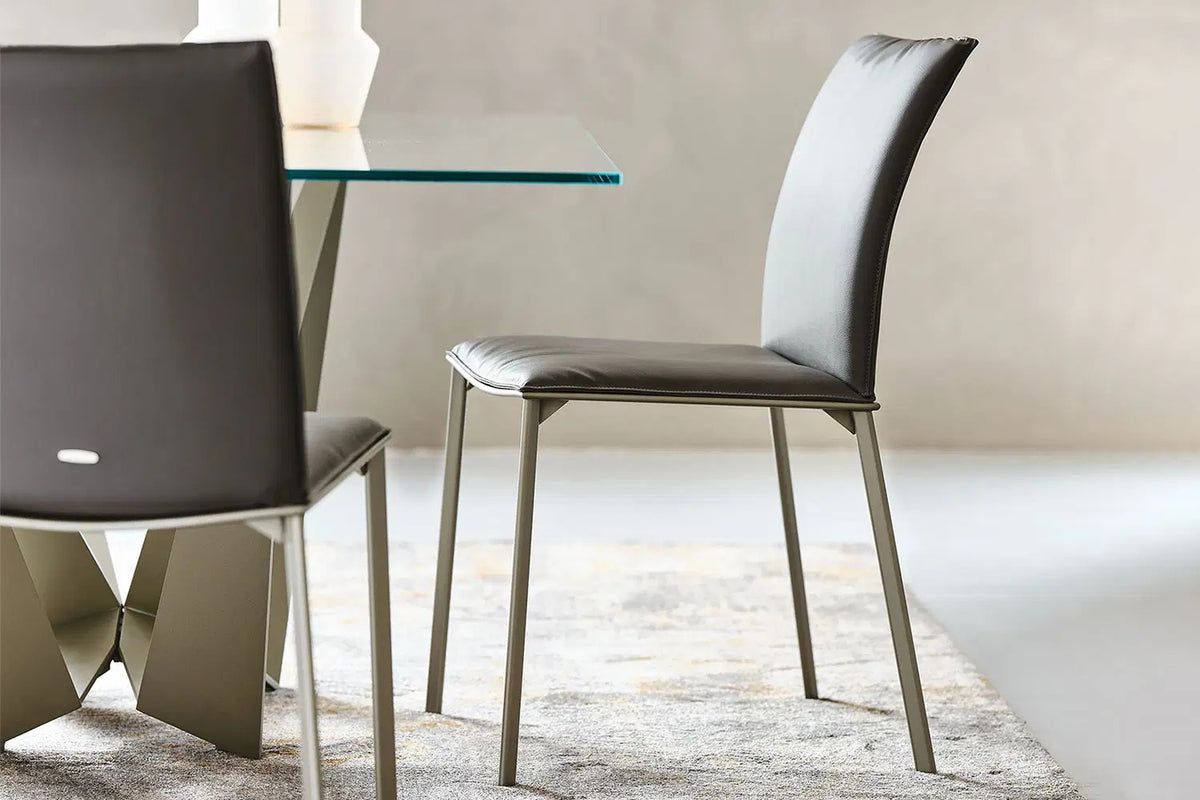 Cattelan Italia Rita Dining Chair – Fabric, Micro Nubuk & Synthetic Leather