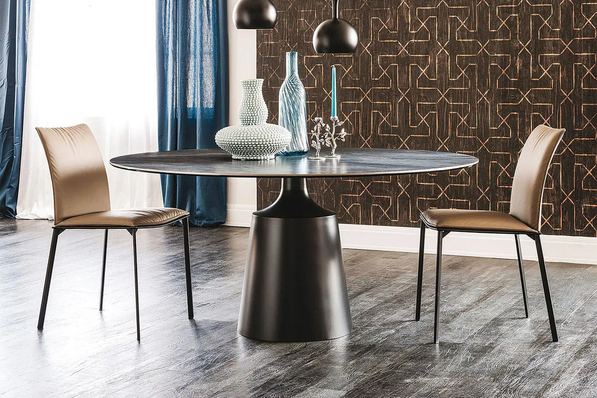 Cattelan Italia Rita Dining Chair – Fabric, Micro Nubuk & Synthetic Leather