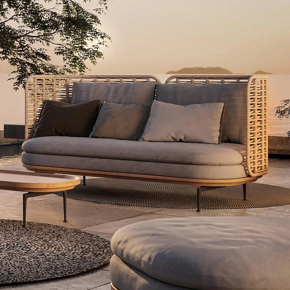 Gloster Mistral High Back Sofa