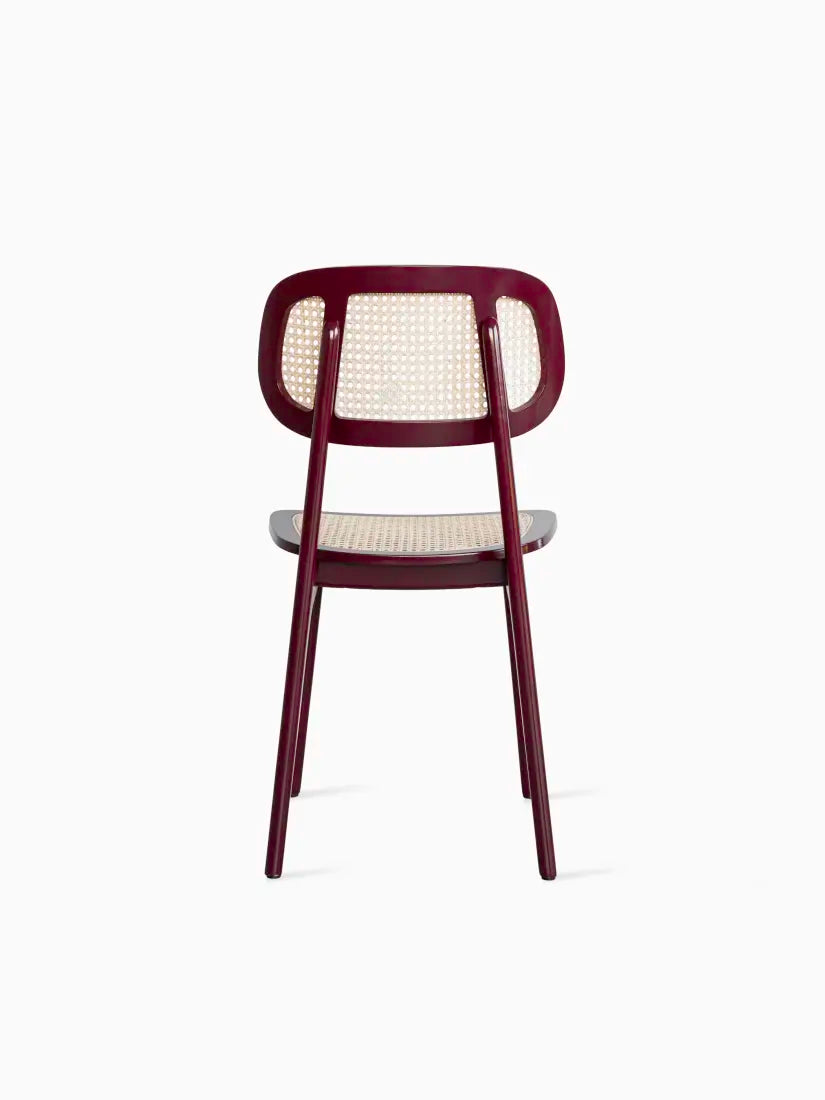 Vincent Sheppard Indoor Titus Burgundy Lacquered beech Dining Chair