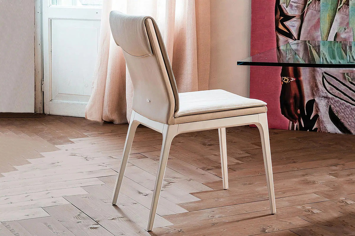 Cattelan Italia Sofia Dining Chair – Fabric, Micro Nubuk & Synthetic Leather