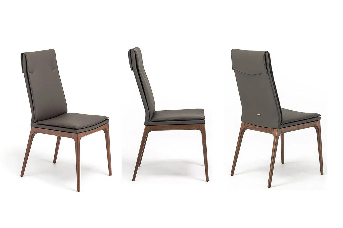 Cattelan Italia Sofia High Back Dining Chair – Fabric, Micro Nubuk & Synthetic Leather