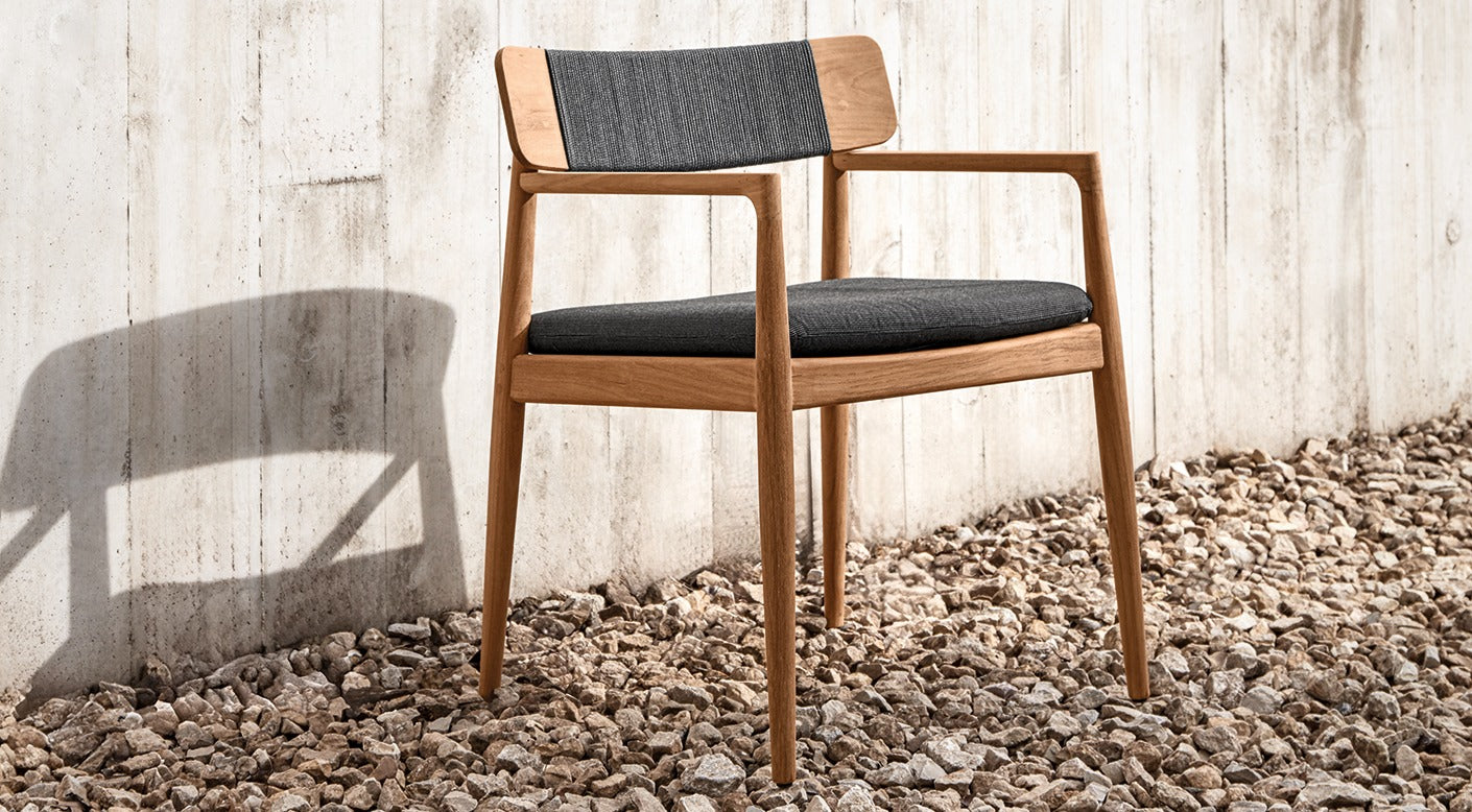 Gloster Archi Dining Chair with Arms