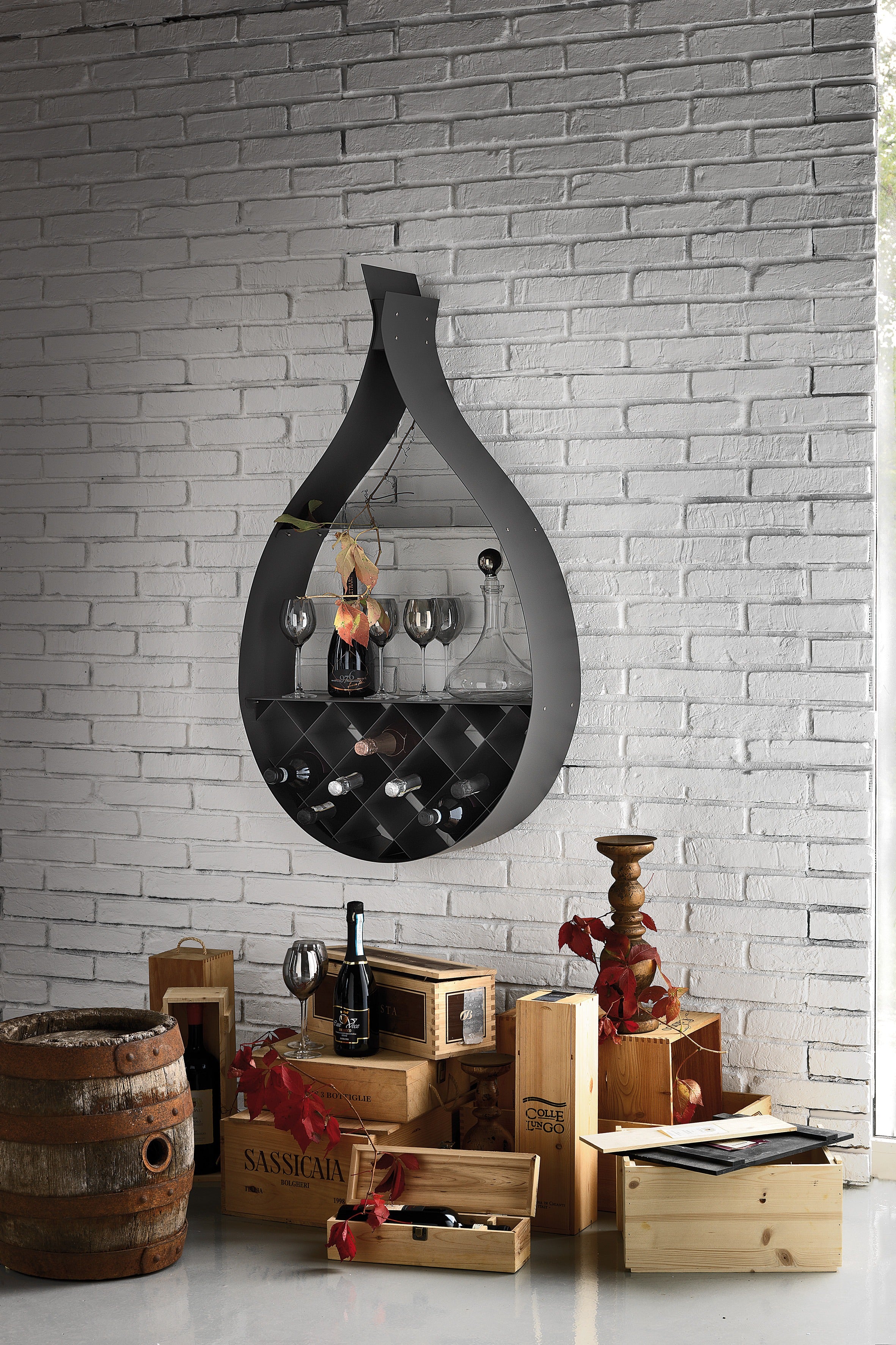 Cattelan Italia Drop Wall bookcase/wine rack