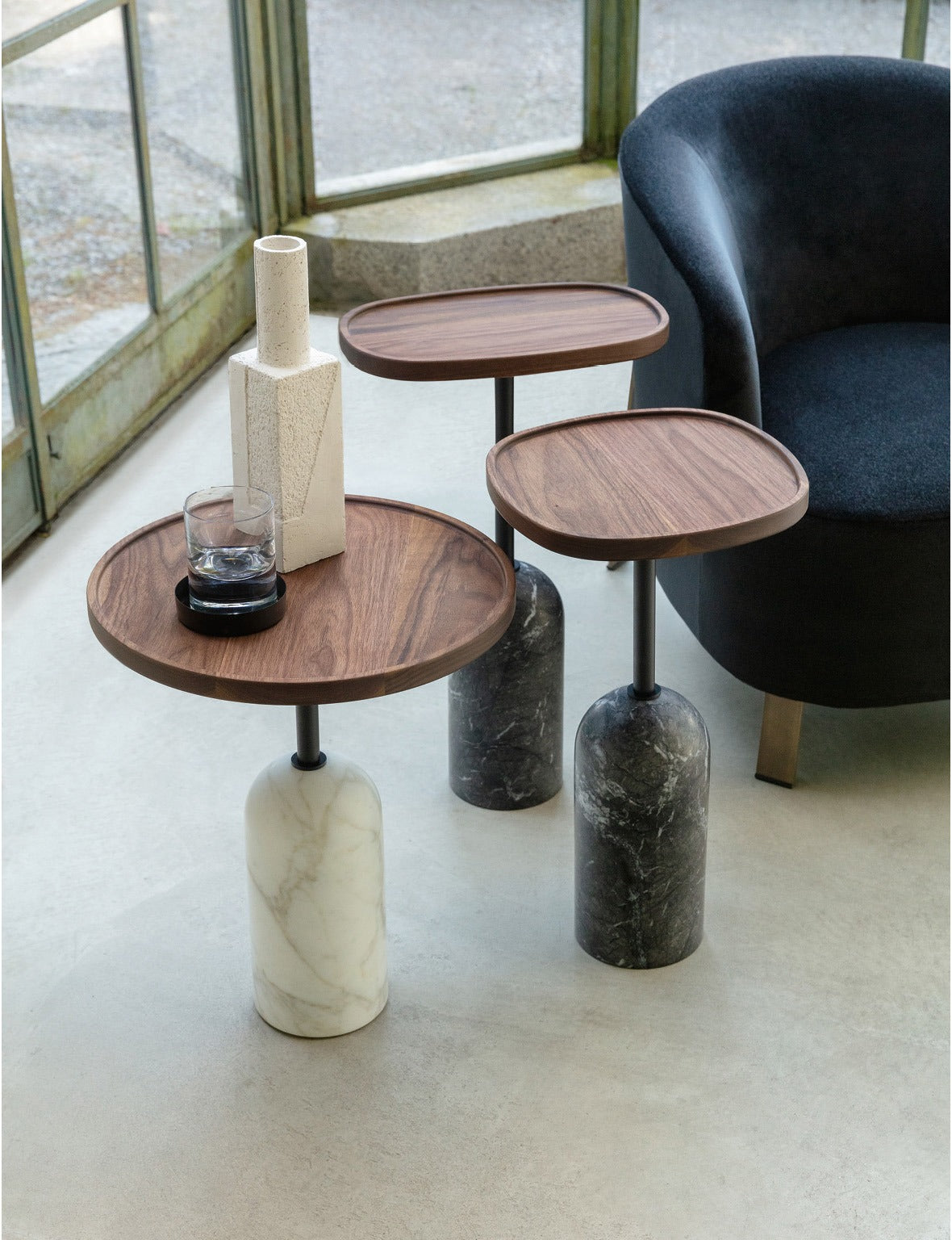 Porada Ekero Side and Coffee Table