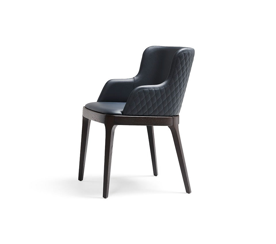 Cattelan Italia Magda Couture Dining Chair With Armrest