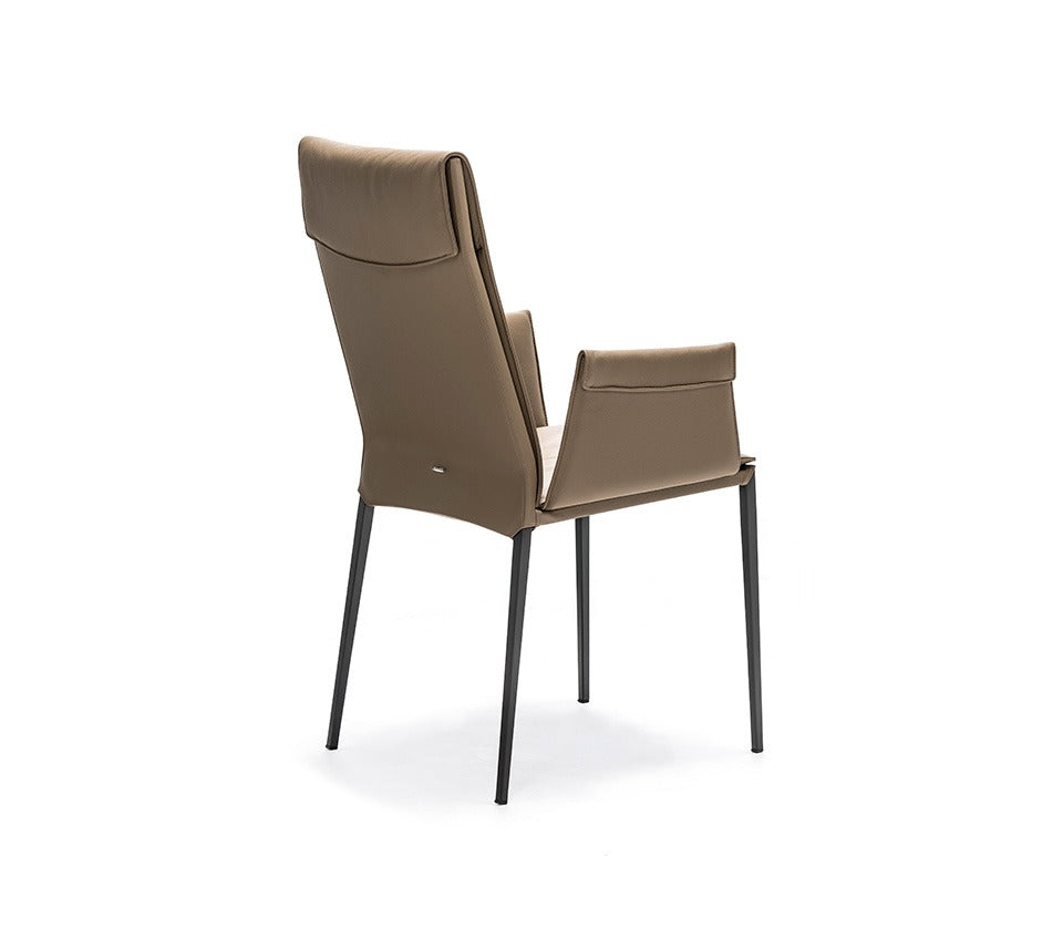 Cattelan Italia Isabel ML High Back Dining Chair with Armrest