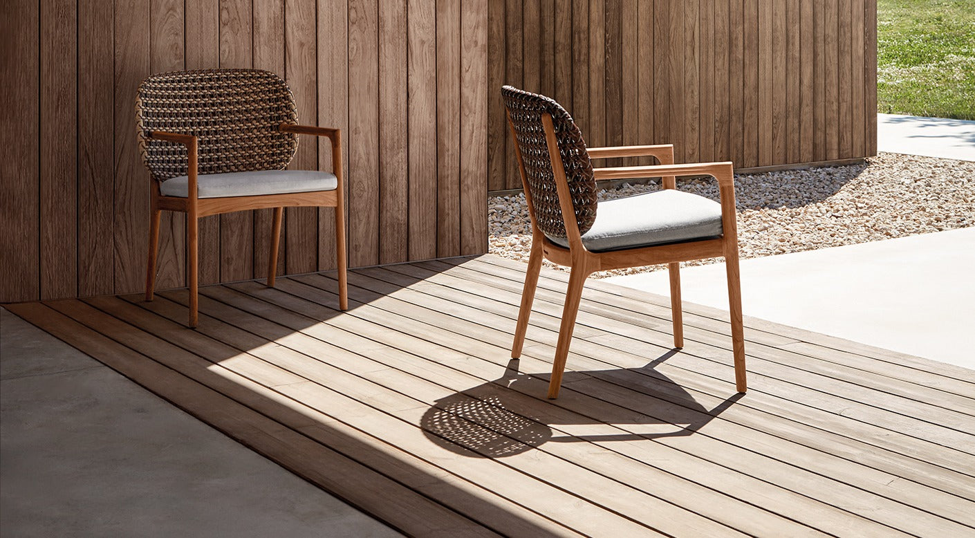 Gloster Kay Dining Chair with Arms