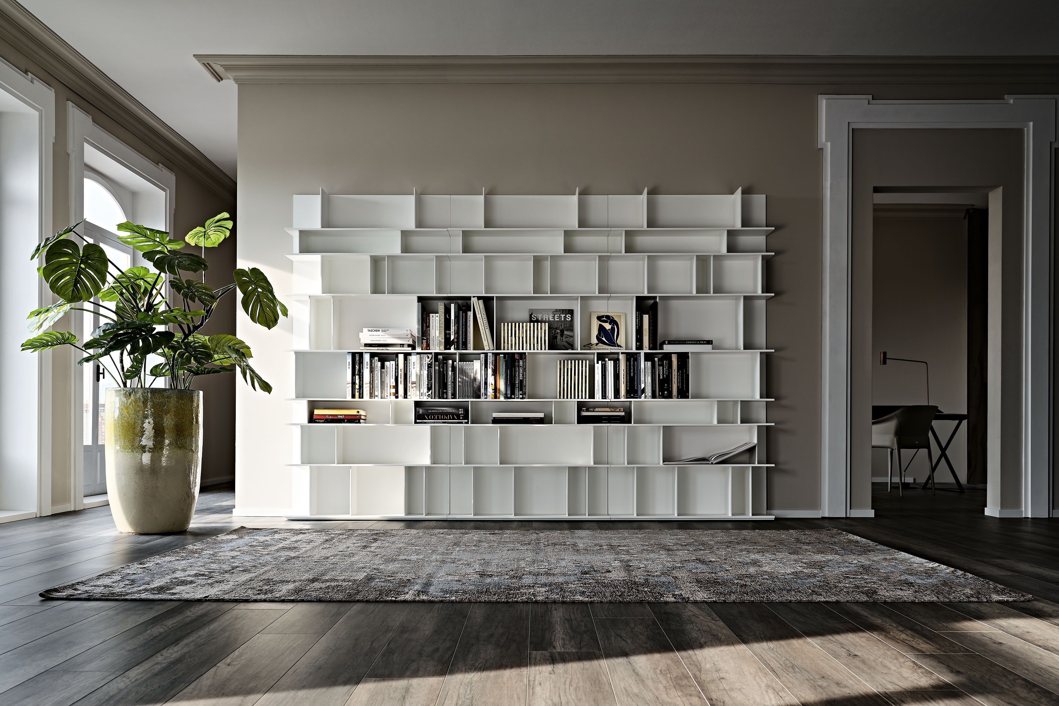 Cattelan Italia Wally Modular Bookcase – Fast Delivery
