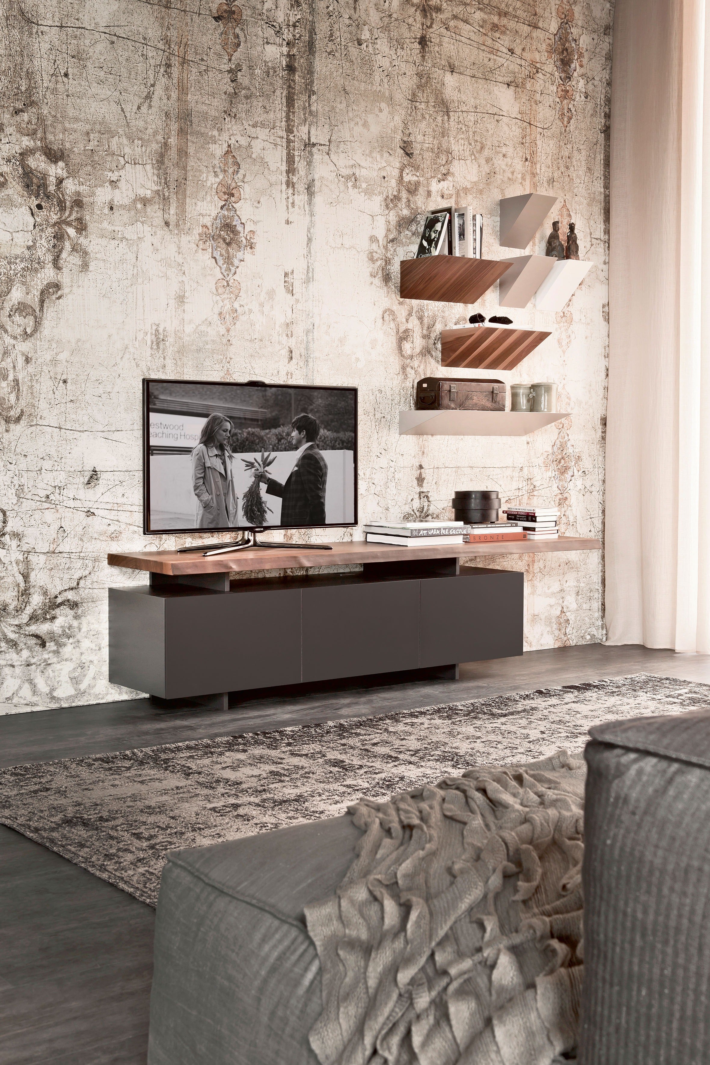 Cattelan Italia Seneca designer TV cabinet