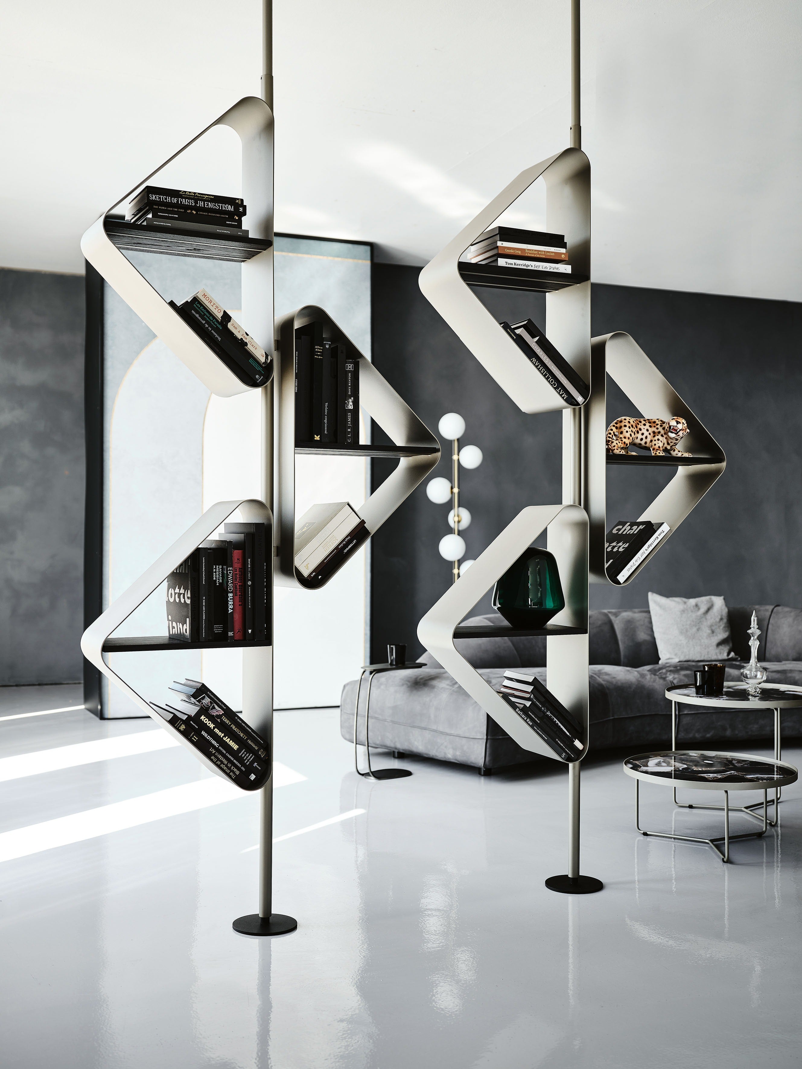 Cattelan Italia Spinnaker Wall Or Ceiling Haning Bookcase