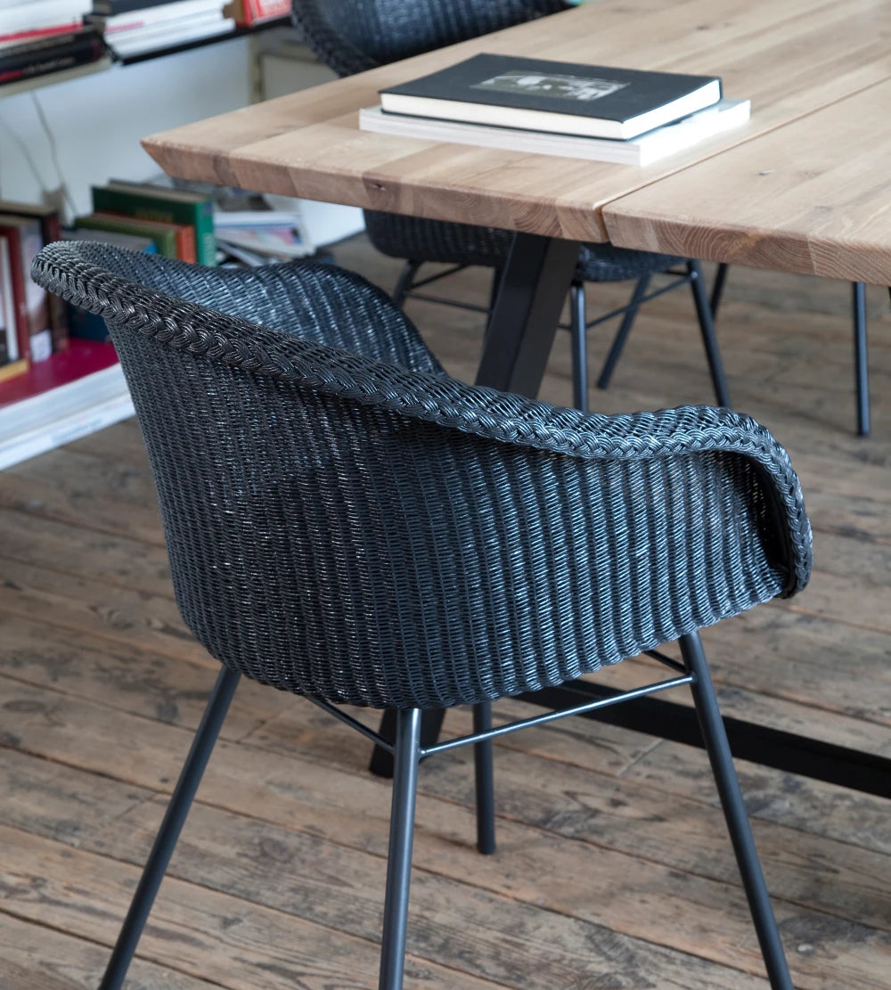 Vincent Sheppard Indoor Avril dining chair steel A base