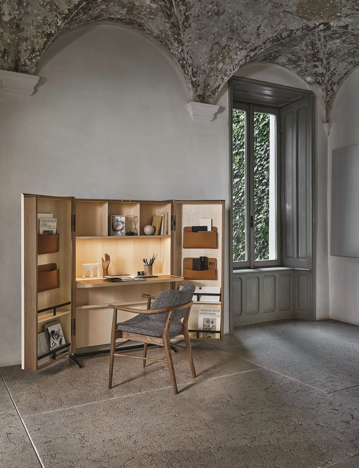 Porada Savio Vintage-style Writing Desk