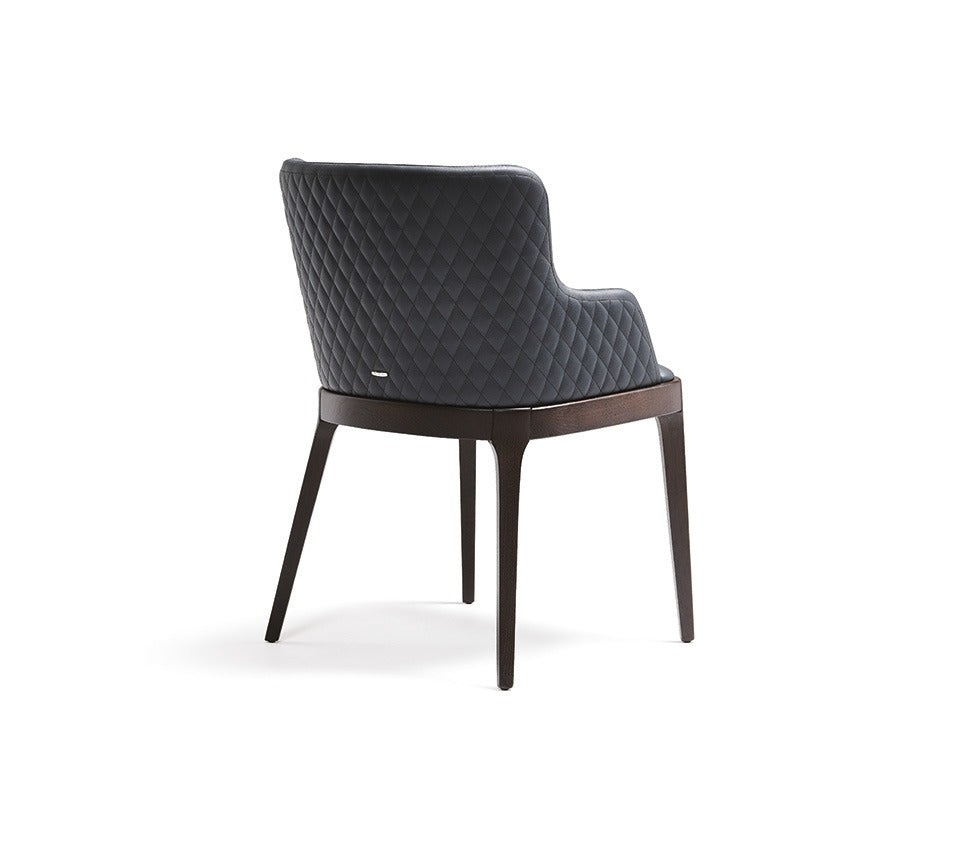 Cattelan Italia Magda Couture Dining Chair With Armrest