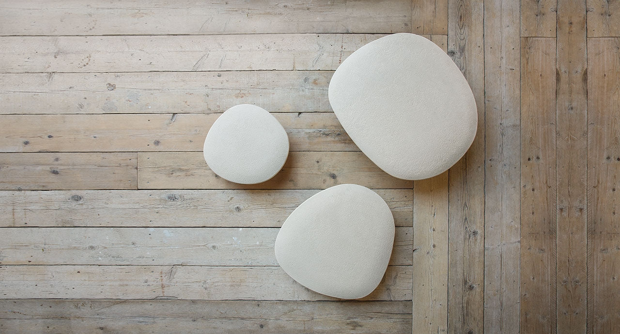 Paola Lenti Isole Stone Top Side Tables