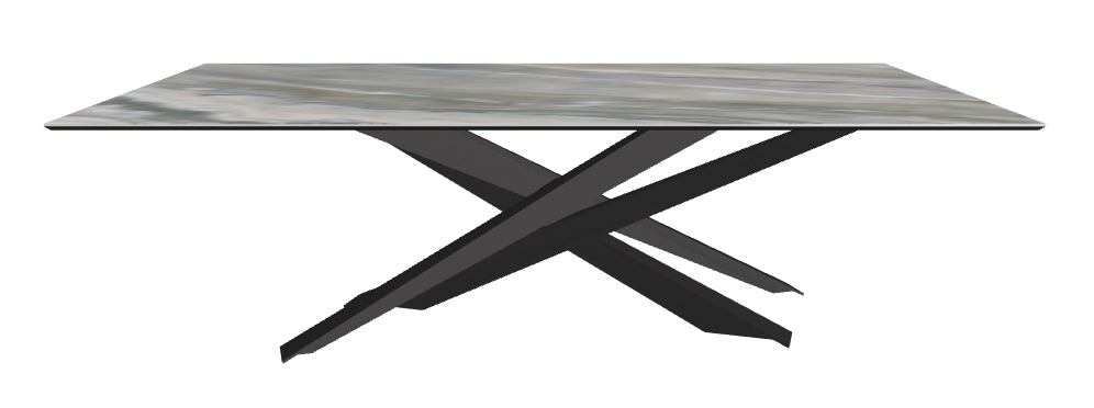 240x120x74.5h Rectangle Shaped_Kaindy_Black Embossed