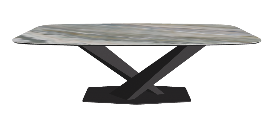 Cattelan Italia Stratos Keramik Barrel-Shaped Dining Table – 240x120x75h